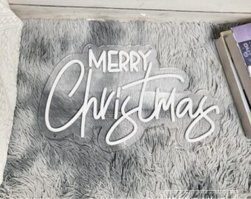(Similar) Merry Christmas Neon Sign, Custom Christmas LED Neon Light Home Wall Decor Garden Bar Holiday Event Party Decor Christmas Gift Xmas Gift
