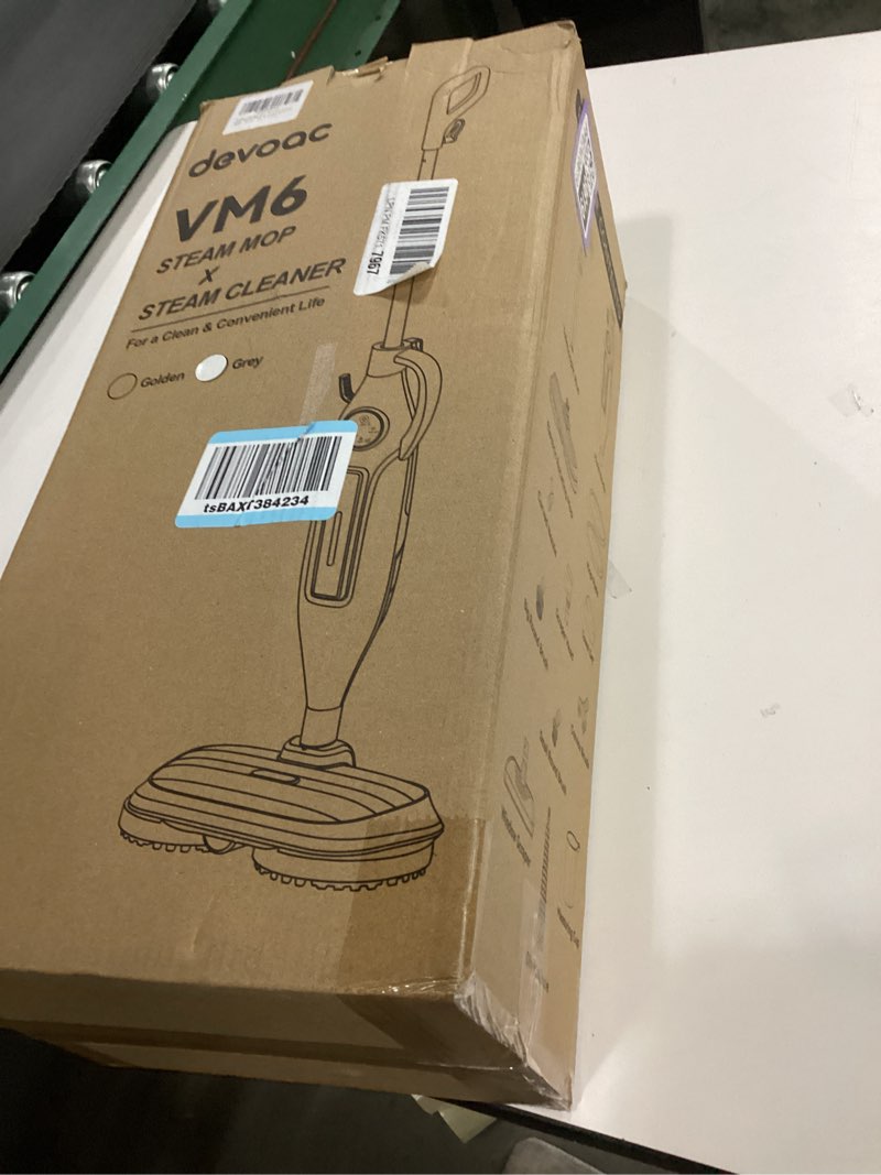 Condition photo showing Good Condition for DEVOAC VM6 Scrubbing Steam Mop with Rotating Mop Pads, 10 in 1 Steam Mop, Lightweight Spin Mop & 3 Steam Modes for Hard Floor Laminate Marble Floors (Khaki)