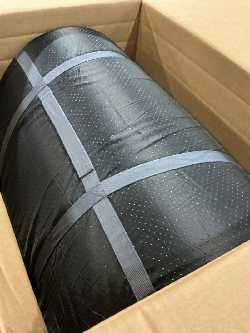 Condition photo showing Good Condition for memory foam camping mattress pad, certipur-us sleeping mat, portable roll up mattress for adults, camping bed pads for sleepover, car bed with travel bag grey small single/cot-72x24x3"