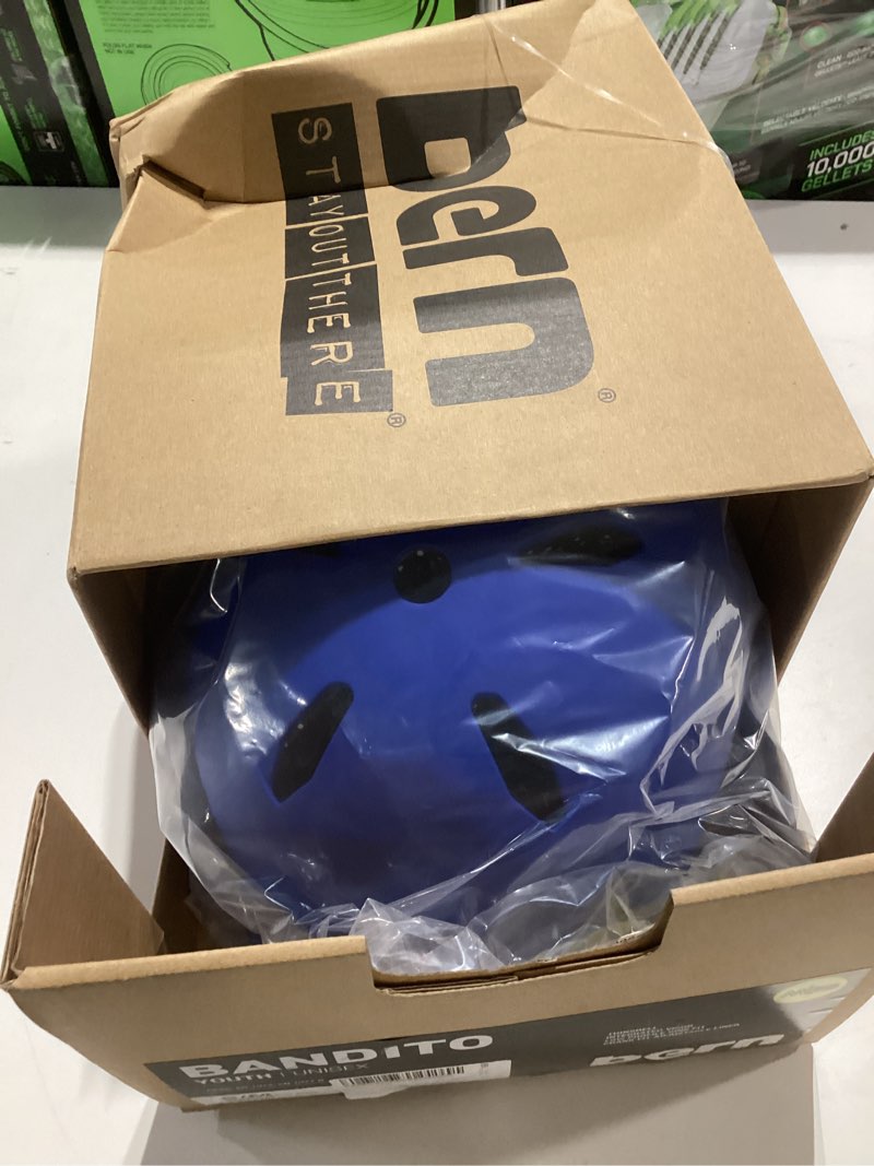 Condition photo showing New/Like New for Bandito EPS Ski Helmet - MIPS (For Kids) - MATTE BLUE (S/M )