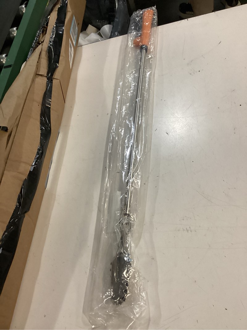 Condition photo showing Good Condition for fth all stainless steel grabber reacher pickup tool heavy duty trash picker log bbq fireplace pits snake tongs plogging tool 31 inch
