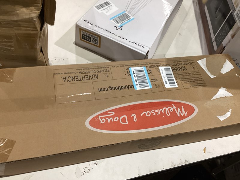 Condition photo showing New/Like New for Melissa & Doug Dust Sweep Mop 6-Piece Pretend Play Set, Toddler Toy Cleaning, Pretend Play Home Cleaning, Kids Broom and Mop Set for Ages 3+