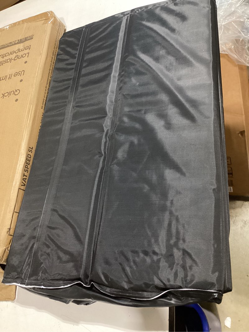 Condition photo showing Good Condition for portable bathtub for adult, foldable soaking bathtub for hot spa&ice bath, foldable small bathtub collapsible bathtub for bathing, 6-layer insulated portable tub,space-saving (black, 25.9x31.5 in) black 31.5x26.6 in