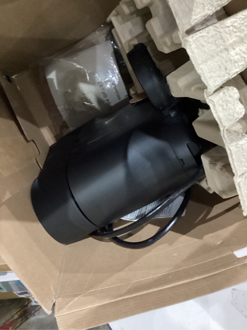 Condition photo showing As Is for Nespresso Festive Vertuo Pop+ Deluxe Coffee and Espresso Maker by Breville with Milk Frother, Matte Black Gold Machine + Milk Frother Matte Black Gold