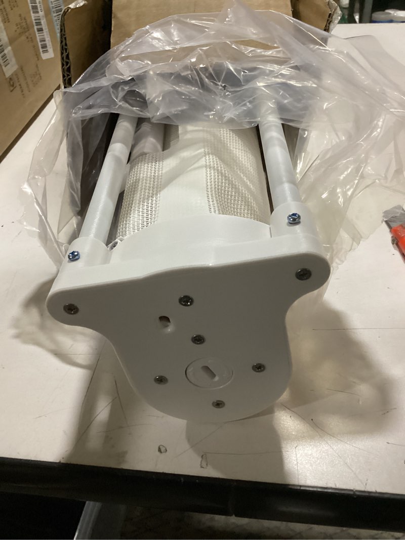 Condition photo showing Good Condition for 55 inch Retractable Baby Gates, EZIGO Extra Wide Baby Gate for Large Opening Extra Long Mesh Gate for Kids or Pet Dog Gate Child Safety Gate for Stairs Hallways Doorway Indoor Outdoor, White White 34'' X 55''