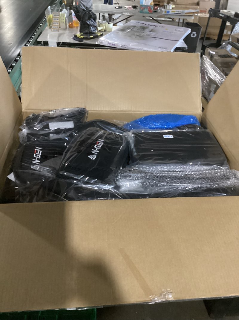 Condition photo showing Good Condition for gtplayer gaming chair, high back computer gaming chair with footrest, ergonomic height adjustable office chair with removable cover and lumbar support for gaming & work (blk,with leather cover) carbon black-with cover