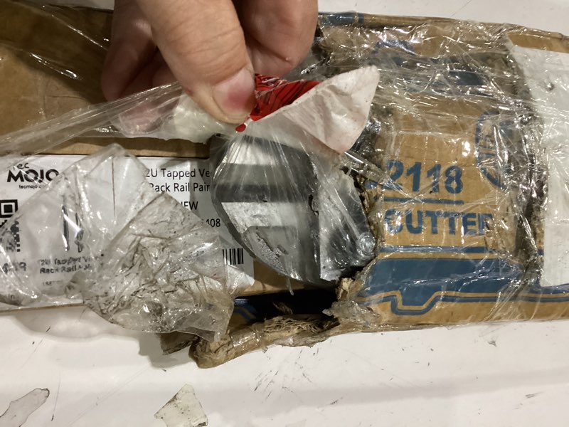 Condition photo showing New/Like New for 18" medium size bolt cutter: soft grip rubber ergonomic handle cutters cutting fence, steel wire, chain, screws, rivet and medium padlock, heavy-duty