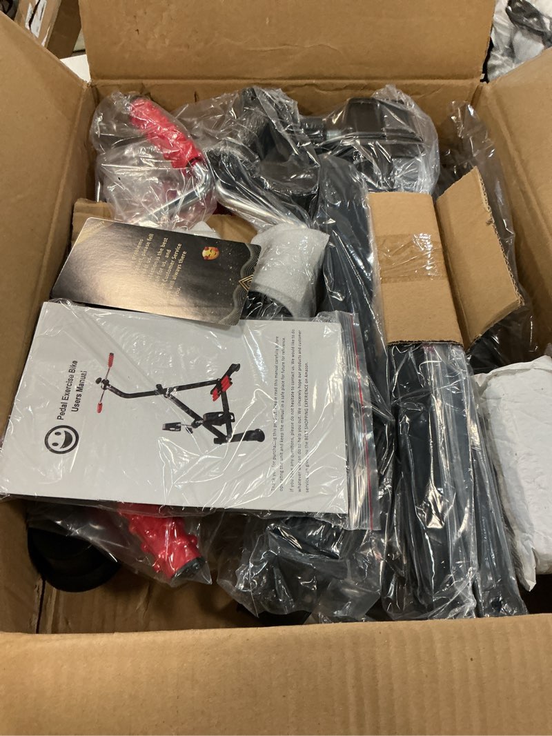 Condition photo showing Good Condition for Pedal Exerciser Bike Hand Arm Leg and Knee Peddler Adjustable Fitness Equipment for Seniors, Elderly Home Dual Pedal Exercise Bike for Total Body - Great Gift for Elderly Rehab Upgraded Version with Monitor