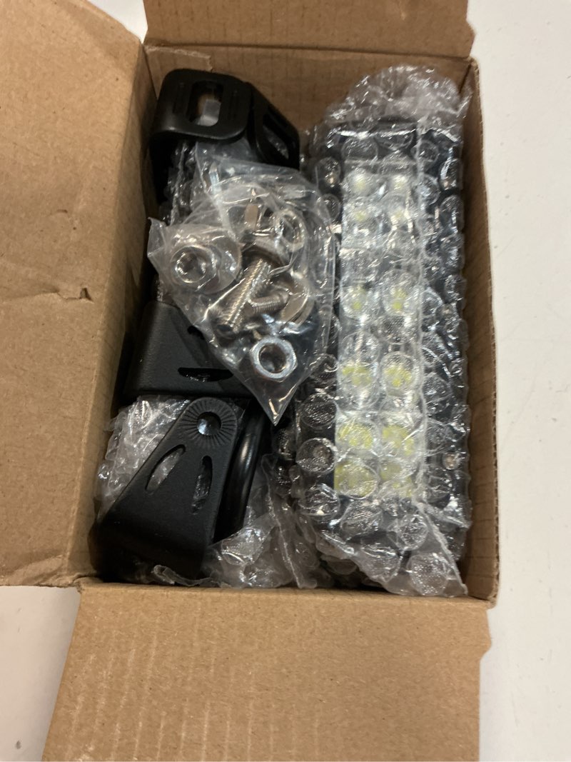Condition photo showing Good Condition for slim led light bar 5 inch, akd part 72w spot flood combo small led pods off road driving lights mini led light bar slim work lights for trucks motorcycle utv atv suv dirt bike lawn mower 5 inch light bar