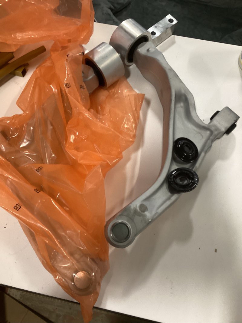 Condition photo showing As Is for powergear control arms, 2pcs front lower control arm with ball joint suspension steering kit compatible with 2009-2015 honda pilot