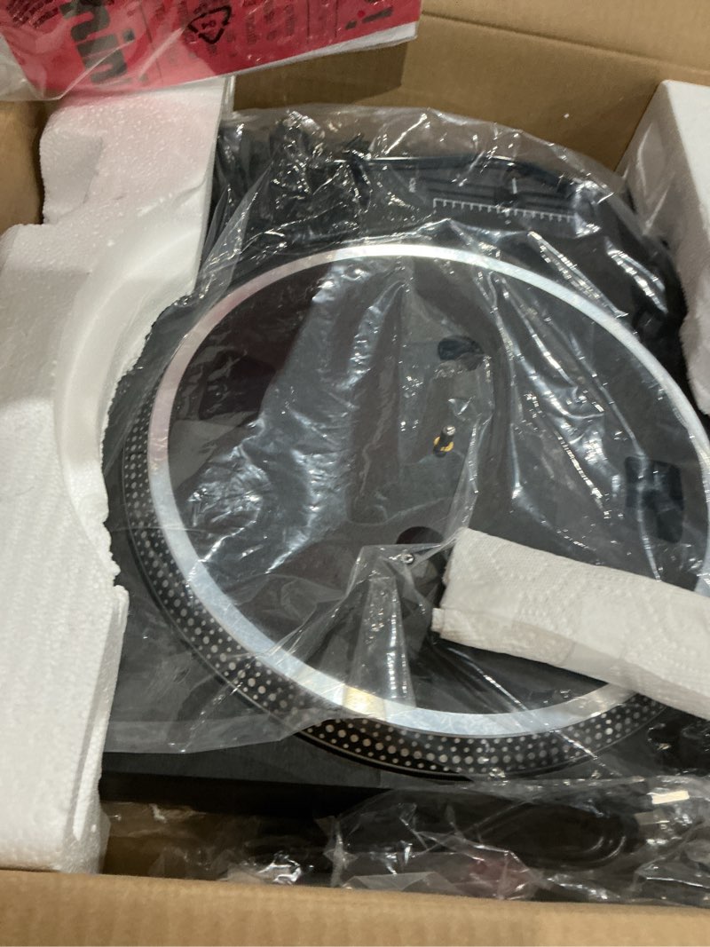 Condition photo showing Good Condition for gemini direct drive dj turntable for vinyl records – usb turntable with built-in preamp, high torque motor, pitch control, s-shaped tonearm, 33/45/78 rpm (tt-5000)
