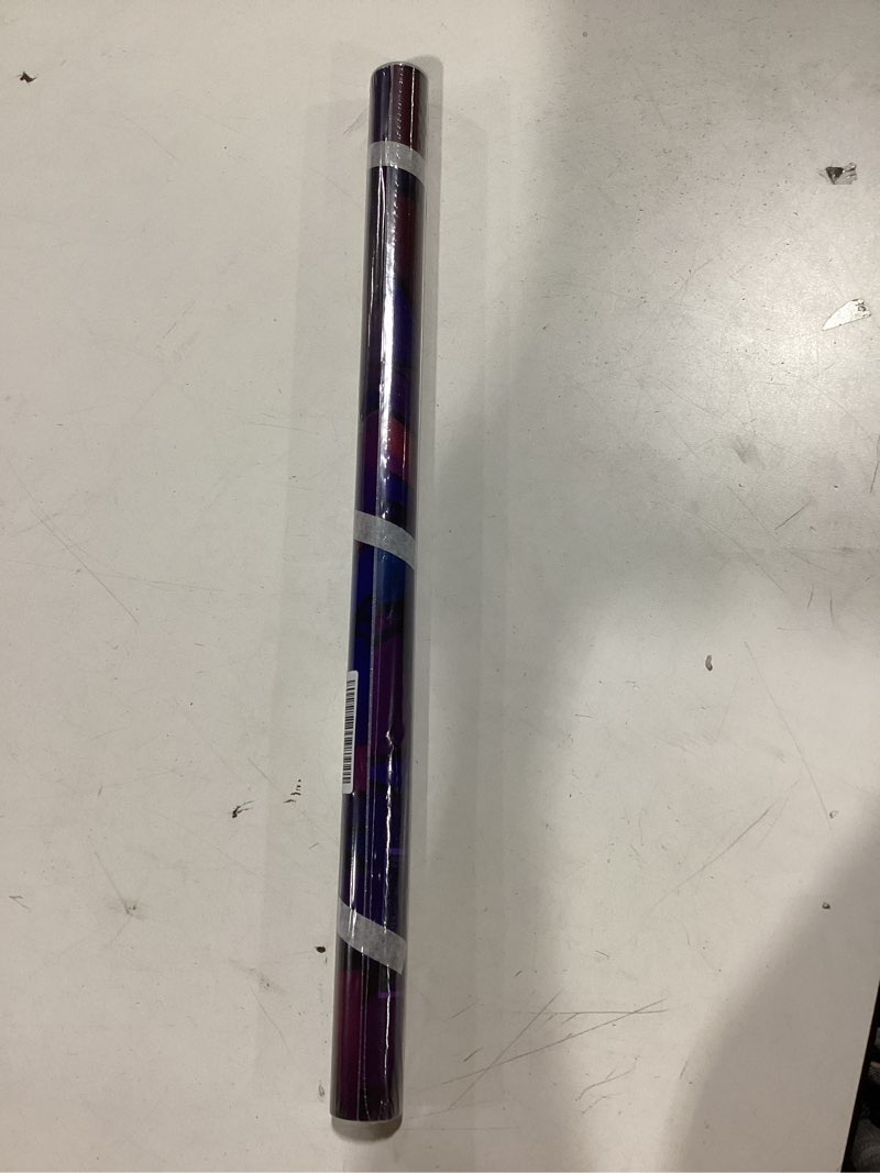 Condition photo showing New/Like New for Similar to Purple Flower Window Privacy Film - Stained Glass Window Film Static Cling UV & Heat Blocking Rainbow Window Film for Glass Doors, Bedroom Windows 17.7 x 39.4 inches Purple Flower 17.7 x 39.4 inches