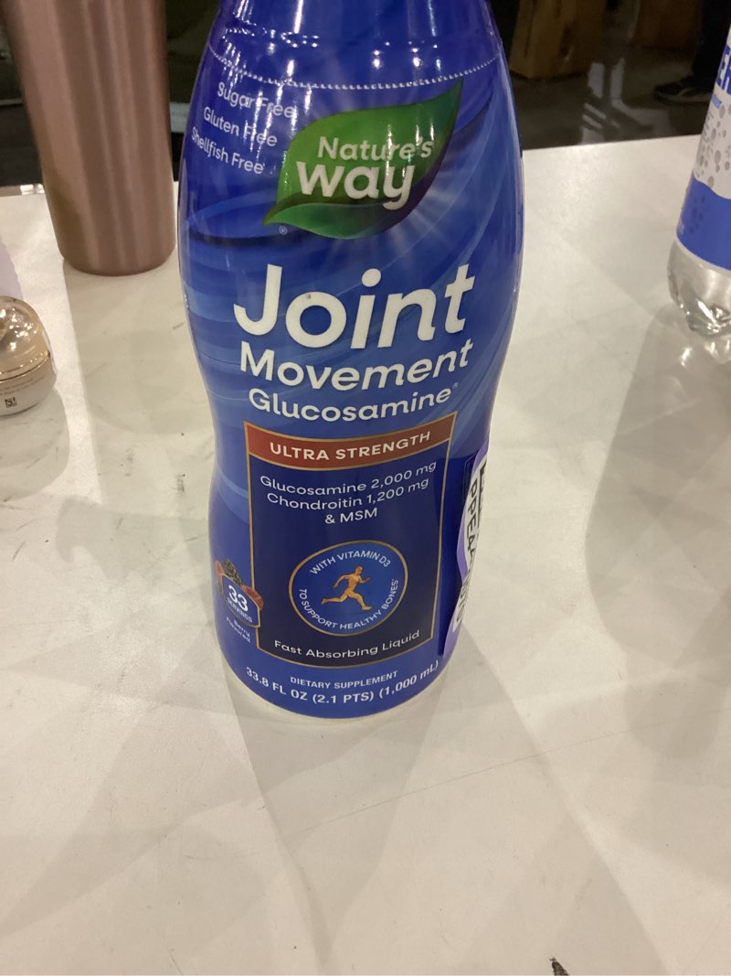 Condition photo showing New/Like New for Wellesse Joint Movement Glucosamine With Chondroitin & Msm 33.8 fl oz (1000 ml)