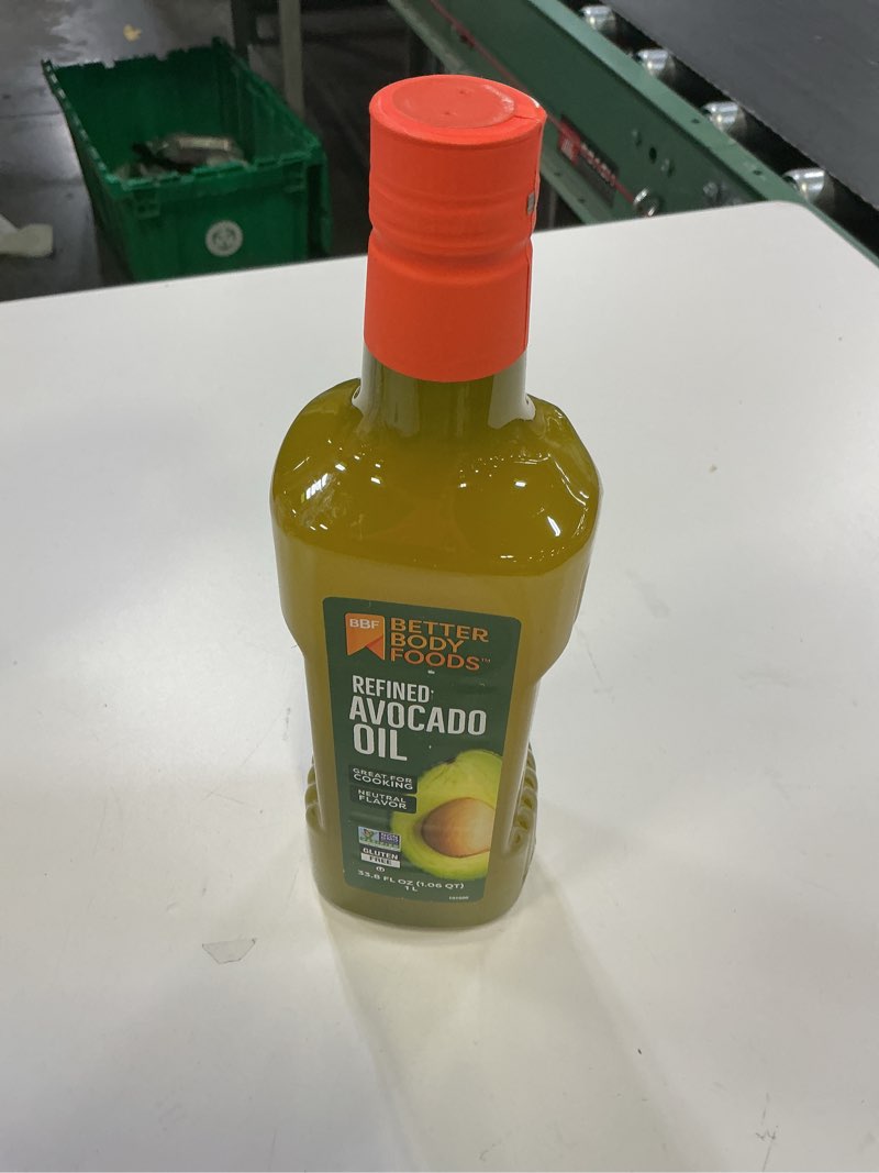 Condition photo showing New/Like New for  (BBD : 11/04/2027 ) BetterBody Foods Refined Non-GMO Cooking Oil, Kosher, Keto and Paleo Diet Friendly, Avocado Oil, 1 Liter, 33.8 Fl Oz 33.81 Fl Oz (Pack of 1)