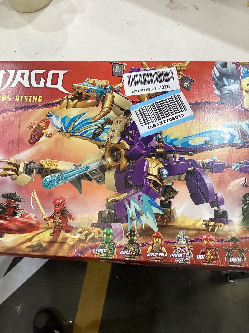 Condition photo showing New/Like New for LEGO NINJAGO Arc Dragon of Focus Battle Playset - Kids Toy for Ages 9 and Up - Birthday Gift Idea for Boys and Girls - Dragons Rising Toy with 8 Ninjago Minifigures - 71836