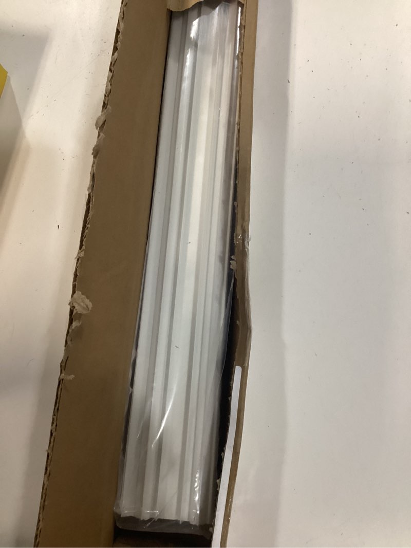 Condition photo showing New/Like New for 2 sets door sweep plastic pvc 1 3/4" x 36" slide on bottom exterior door seal strip for weather stripping draft stopper (white) 2 white