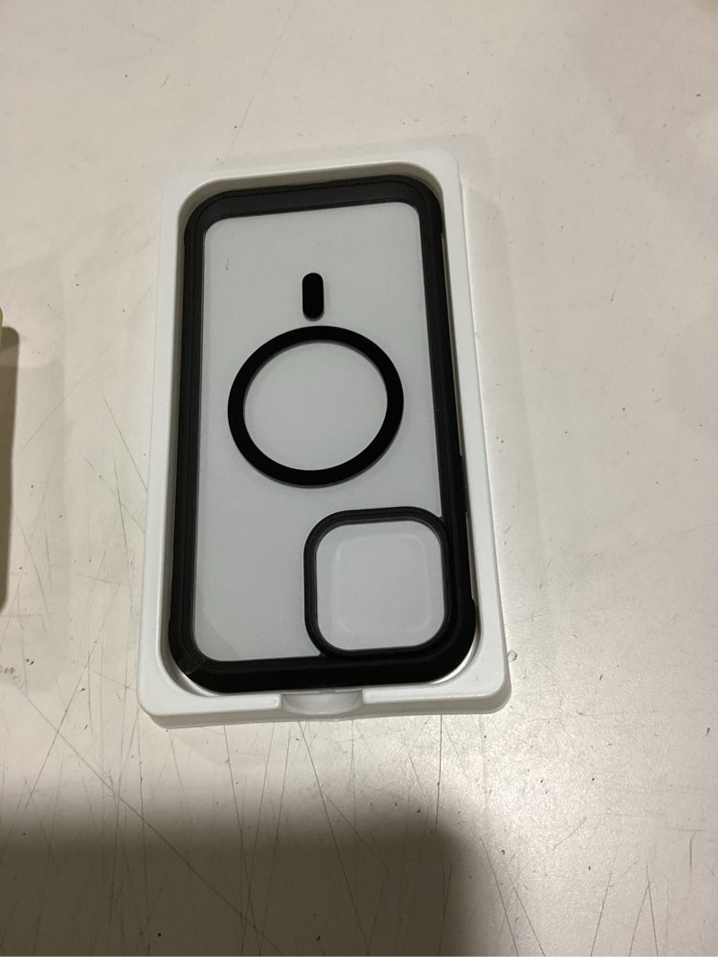 Condition photo showing Good Condition for miracase magnetic for iphone 13 pro max case 6.7 inch, (compatible with magsafe) upgrade full-body clear phone bumper case with built-in 9h tempered glass screen protector, magnetic classic black iphone 13 pro max magnetic classic black