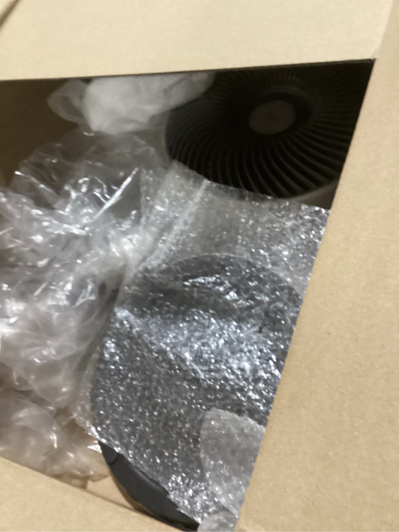 Condition photo showing As Is for Dreo Smart Fans for Bedroom, 120° +120° Omni-Directional Oscillating Fan, 90ft Quiet Pedestal Fan with RGB Light, 9 Speeds, 6 Modes, 20dB, 8H Timer, Wi-Fi/Voice, 37-42" Floor Fans, Starlight
