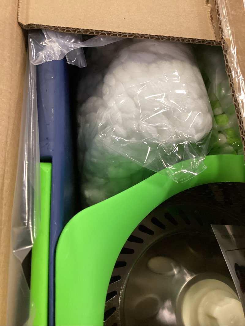 Condition photo showing New/Like New for sugarday spin mop and bucket with wringer set for floors cleaning heavy duty system, green