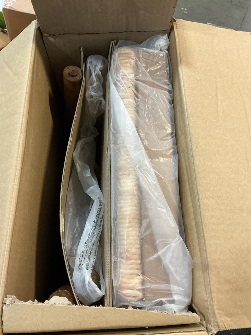 Condition photo showing Good Condition for my texas house laurel dining chairs with woven seagrass seat, warm brown, 2 pack
