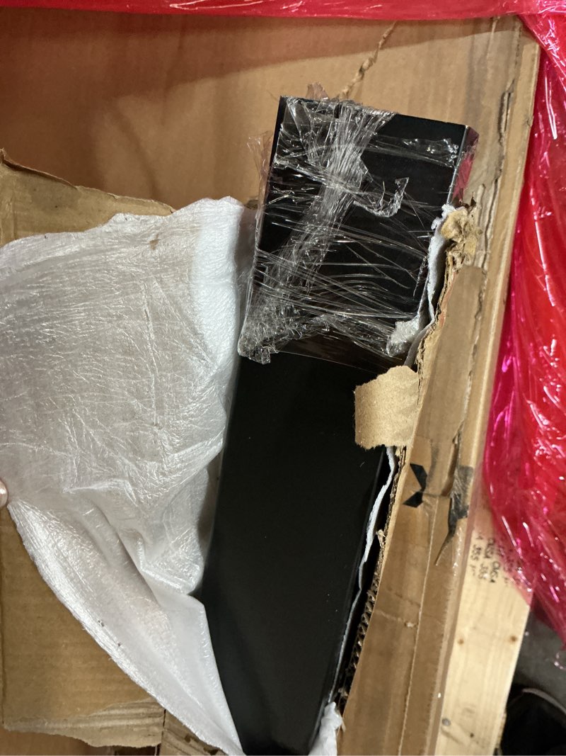 Condition photo showing Good Condition for 6FT Stainless Steel T304 Handrail Black with POM Connector, Black Rectangular Cable Railing Handrail Flat Deck Top Rail with SS304 End Caps for Indoor Outdoor Deck Stair Cable Railing System 36Inch Handrail-1 Pack 1
