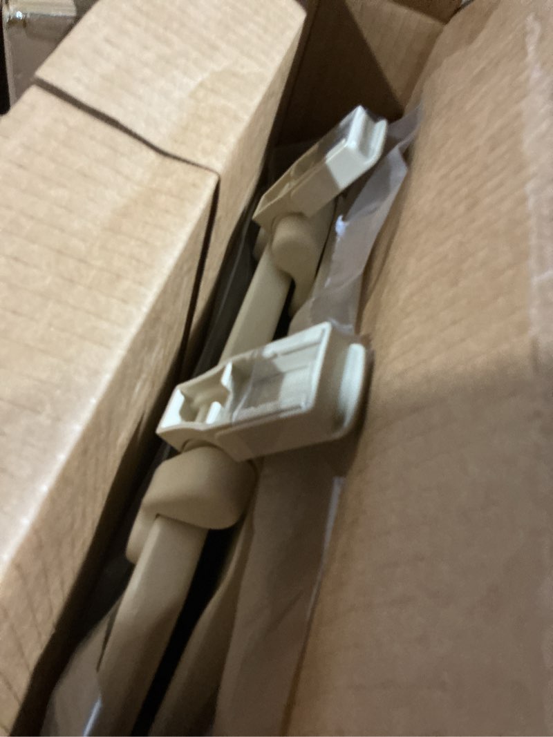 Condition photo showing As Is for Mayfair Cassel Slow Close Toilet Seat, Easy Clean, Non Slip Premium Wood Seat, Easy Install, Made in USA, Round, Bone Seat Round