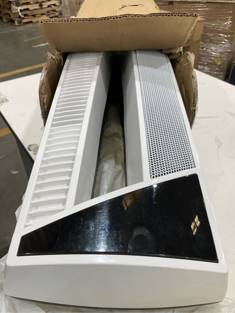 Condition photo showing New/Like New for Lasko Oscillating Hybrid Fan and Space Heater for Home, All Season High Velocity Hybrid with Tip-Over Switch, Remote Control, Timer and Thermostat, 37.5 Inches, White, 1500W, FHV820