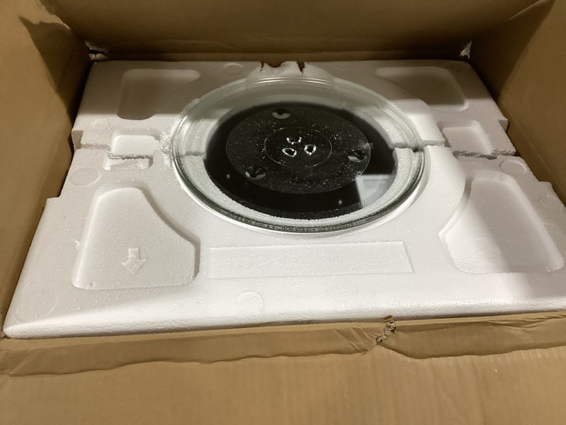Condition photo showing item condition for TOSHIBA EM131A5C-SS Countertop Microwave Ovens 1.2 Cu Ft with 12.4" Removable Turntable Smart Humidity Sensor, 12 Auto Menus Mute Function ECO Mode Easy Clean Interior, 1000W, Silver 1.20 Cu.ft
