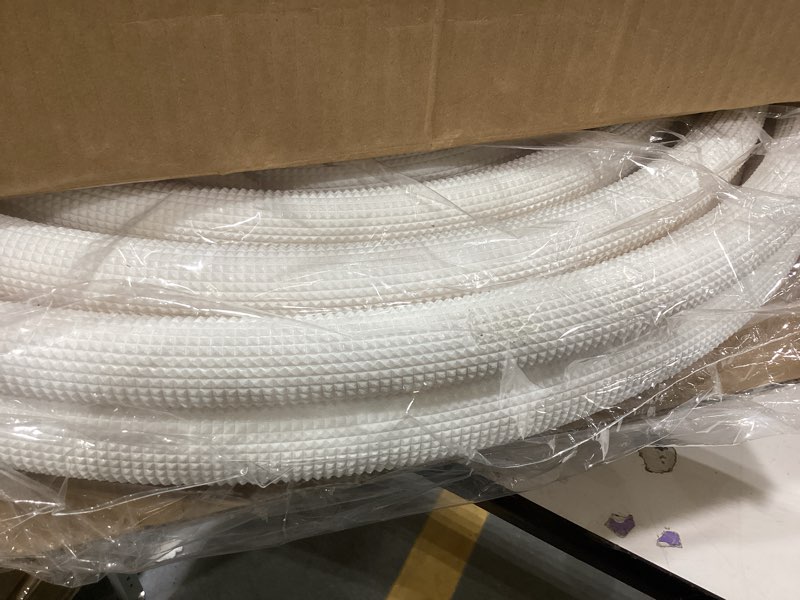 Condition photo showing New/Like New for 1pcs 25ft air conditioning cooling connection tube 3/8 inch and 5/8 inch mini split line set fit for mini split air conditioner