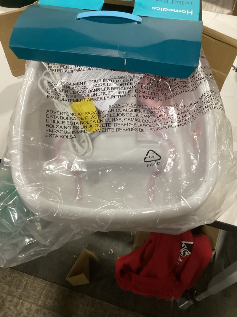 Condition photo showing Good Condition for Homedics Bubble Bliss Deluxe-Foot Spa, Heat Maintenance, Raised Nodes, 3 Attachements