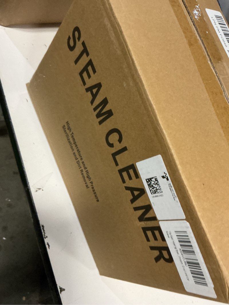 Condition photo showing New/Like New for Heavy Duty Handheld Steam Cleaner, 15s Heat-Up, 9-Level Adjustable 2500W Pressurized Steamer for Cleaning with 14 Accessories, Multipurpose Portable Steam Cleanr for Home, Car, Grease, Grout?Yellow?