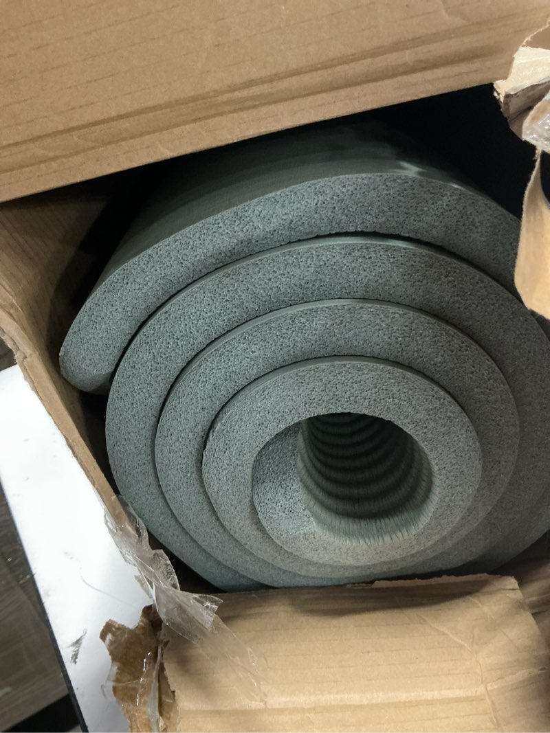 Condition photo showing As Is for retrospec solana yoga mat 1" thick w/nylon strap for men & women - non slip exercise mat for home yoga, pilates, stretching, floor & fitness workouts sage 1 inch