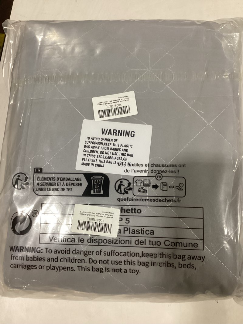 Condition photo showing Good Condition for Mattress Protector Full Size,Premium 100% Noiseless and Breathable Mattress Pad,5''-13.7'' Deep Pocket Bed Cover for Home, Hotel & Bedroom(Light Grey, Full(54"x75") Light Grey Full