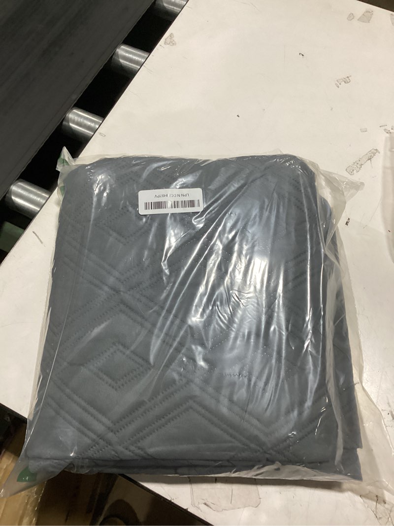 Condition photo showing New/Like New for genina sectional couch covers for dogs l shaped sofa covers chaise lounge cover reversible couch covers for sectional sofa l shape furniture protectors cover for pets, kids (dark gray, small) dark gray small