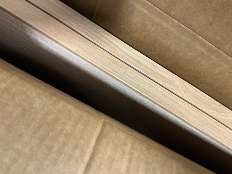 Condition photo showing New/Like New for Large 3D Textured Framed Neutral Abstract Wall Art Set, 2 Piece Modern Paintings Artwork for Walls, Minimalist Beige Brown Geometric Line Pictures for Living Room Entryway Bedroom Wall Decor 24x36 In 24" W x 36" H x 2Pcs Harmony Geometry