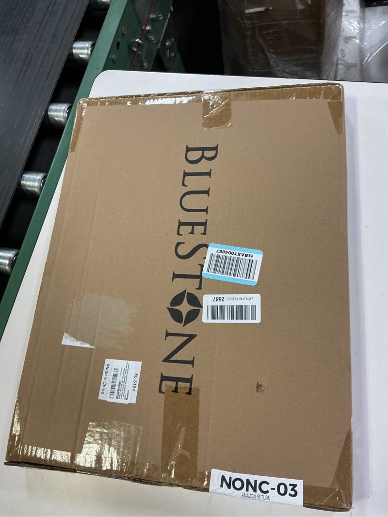 Condition photo showing New/Like New for Walker Tray Table with 2 Cup Holders - Universal Trays for Standard Folding Walkers - Home Mobility Accessories by Bluestone (Gray)