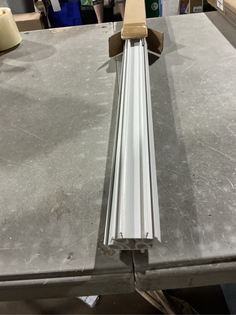 Condition photo showing As Is for 2 pcs 36" double bubble kerf door sweep 1-3/4" wide weatherstrip seal for exterior doors, draft stopper for energy efficiency & draft protection, blocks dust (white)