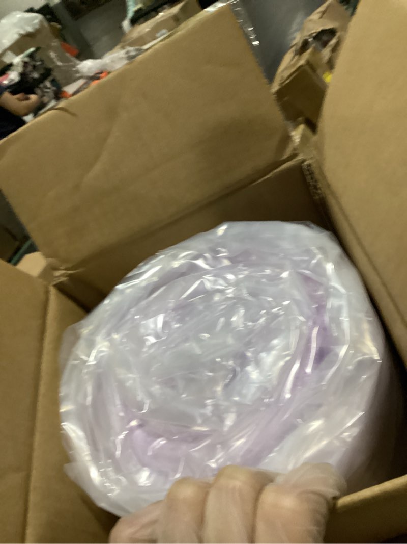 Condition photo showing New/Like New for mellow 2 inch 5-zone memory foam mattress topper, soothing lavender infusion, dorm essentials, twin 2 inch twin 5 zone
