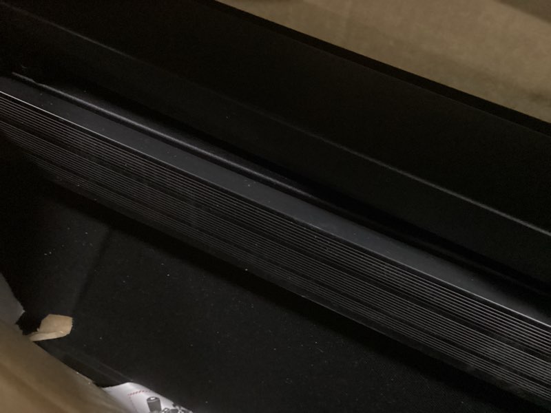 Condition photo showing Good Condition for foldable treadmill with 10% incline, 2.5hp walking pad with handle bar, 300 lb capacity treadmills for home/office, under desk treadmill with app & speaker, 0.6-10mph p10pro black