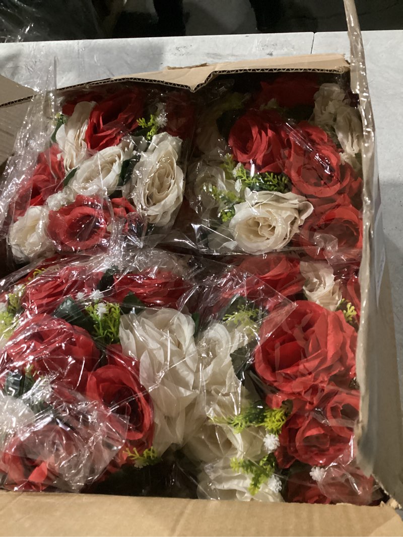 Condition photo showing Good Condition for similar to photo) 310pcs fake flower heads mini artificial flower bulk silk flowers for decoration small faux flower heads fabric daisy buds floral for crafts diy wedding party baby shower home decor (bright colors)