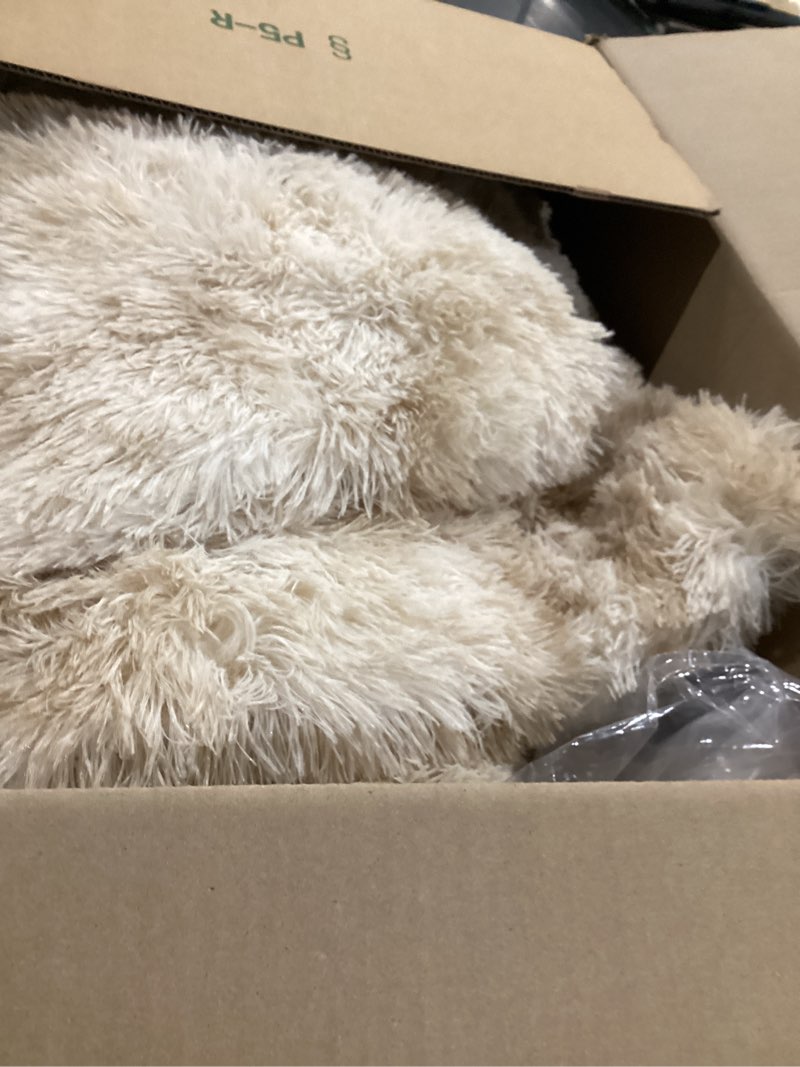 Condition photo showing Good Condition for Upgrade Non-Slip Plush Rugs for Living Room, Soft Shaggy Carpets for Living Room, Fuzzy Rugs for Kids' Room, Perfect Decor for Modern Home Tie Dye Camel 8x10 Feet Tie Dye Camel 8' x 10' (Rectangular)