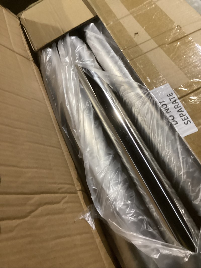 Condition photo showing Good Condition for Wesiti 4 Pcs Stainless Steel Stanchion Post 2 Pcs 5 ft Velvet Rope Carpet Ropes and Poles Stanchions and Velvet Ropes Crowd Control Barriers Rope Safety Barriers for Party Theater (Black)