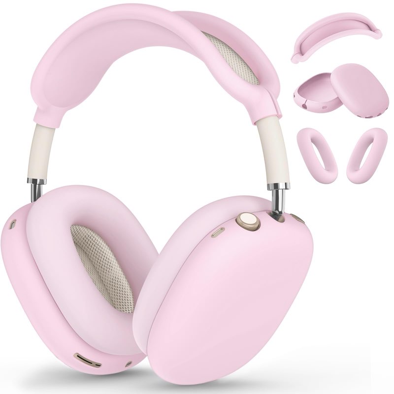 case compatible with airpods max with apple airpods max ear pad, ear cups, headband silicone covers 