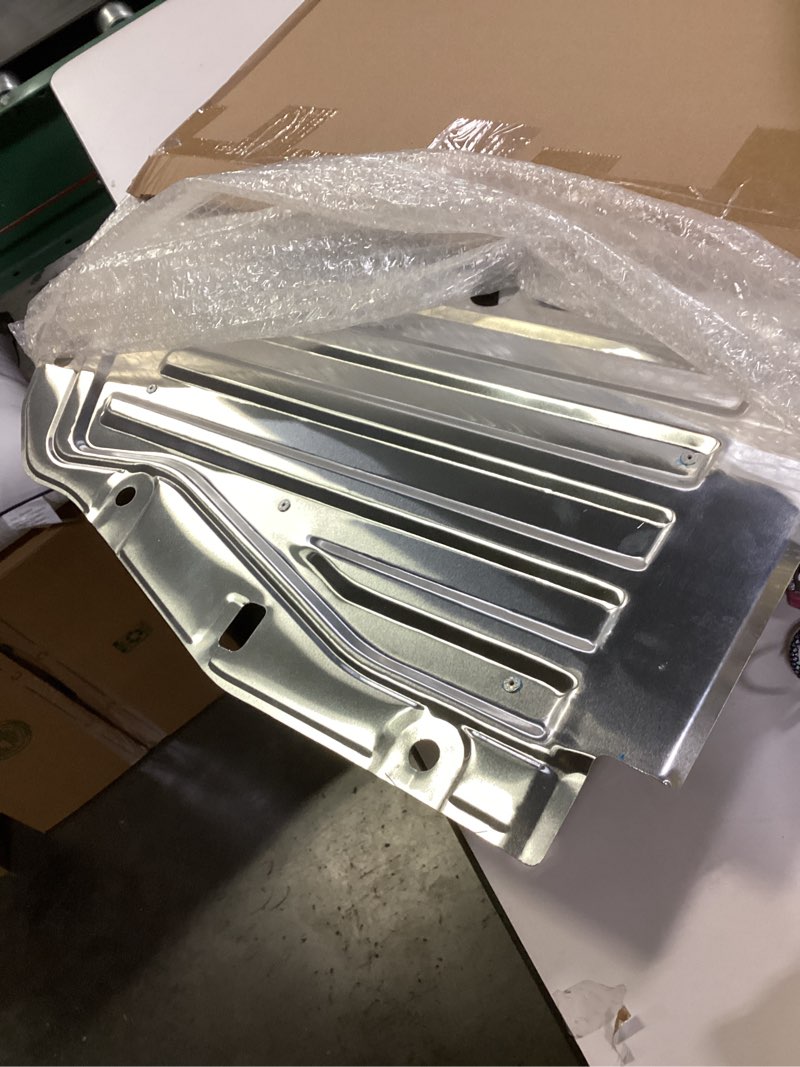 Condition photo showing Good Condition for Engine Splash Shield fit for Honda Civic 2016 2017 2018 2019 2020 2021, Aluminum Alloy Front Engine Case Guard Under Car Shield Cover Replace OEM 74110-TBA-A00, 90674-TY2-A01 0.7mm Aluminum Alloy