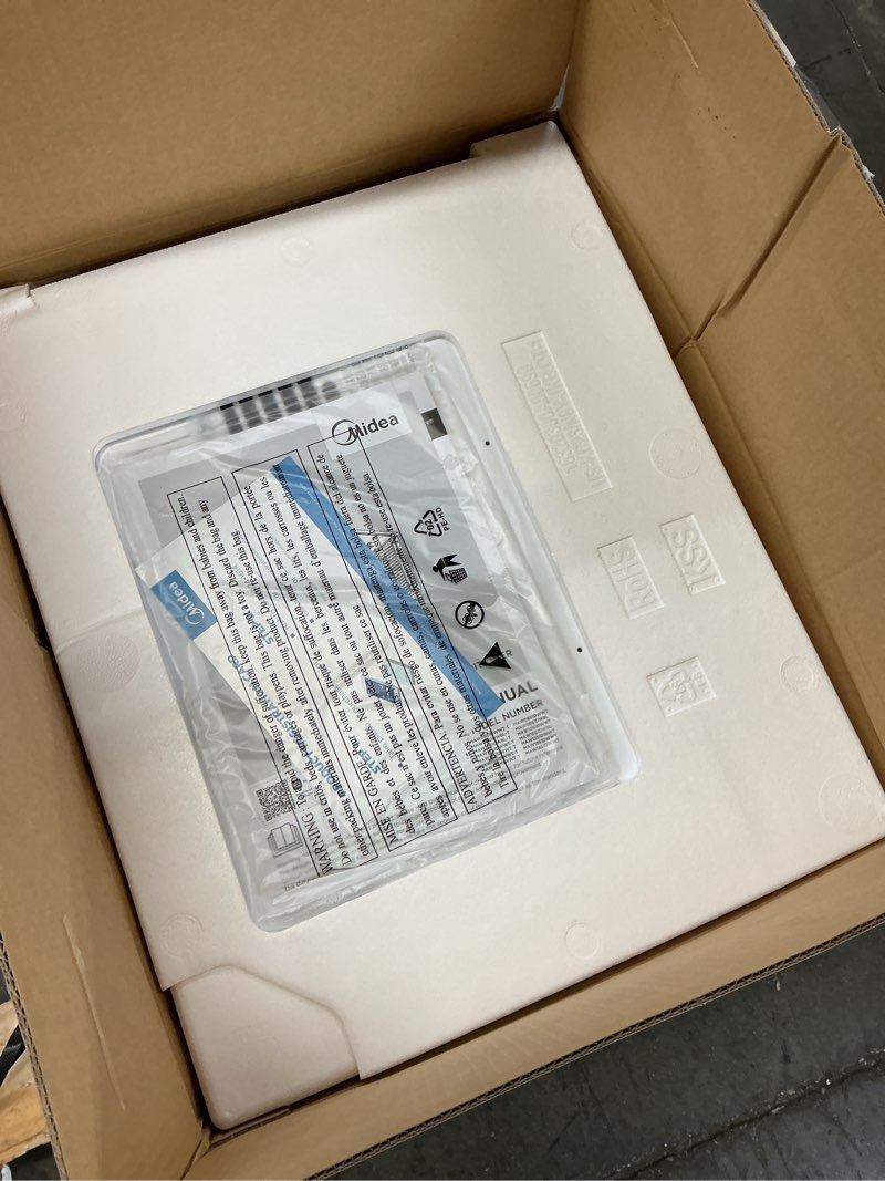 Condition photo showing Good Condition for midea 8,000 btu 115v window air conditioner cools 350 sq. ft. with wi-fi and energy star in white