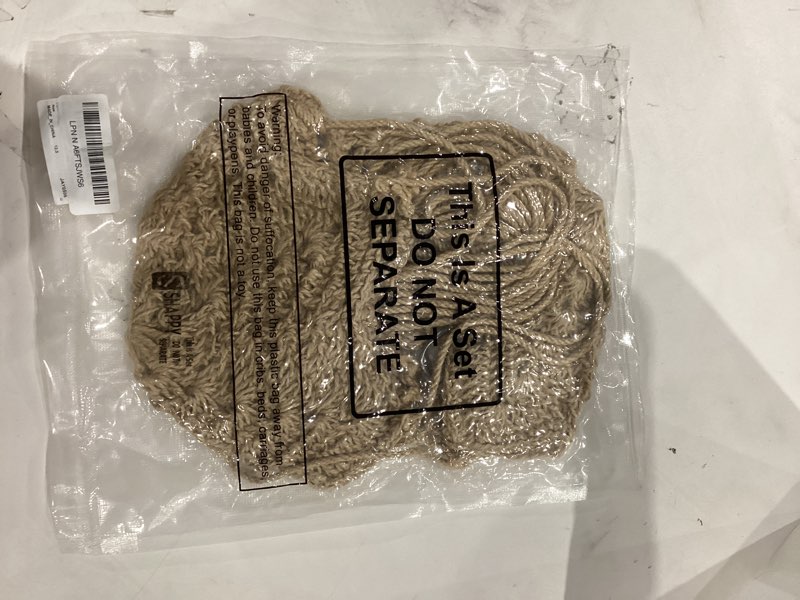 Condition photo showing Good Condition for Shappy Jute Crochet Long Plant Hanger for 3 Inch to 12 Inch Pots, Macrame Plant Holder Rope with S Shaped Hooks for Halloween Home Decor(Brown) Brown 2