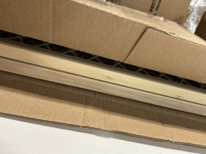 Condition photo showing Good Condition for Toddleroo by North States Diamond Mesh Wooden Baby Gate: 26.5"- 42" Wide. Pressure Mounted Baby Gate for Doorway. (23" Tall, Sustainable Hardwood)