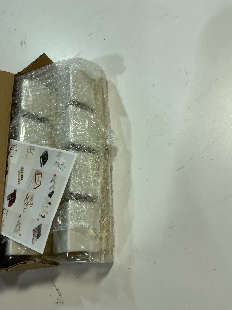 Condition photo showing New/Like New for GemeShou Golden coated earring display stand for selling, velvet stud earring holder for jewelry display, Jewlery earring storage organizer tray, studs holder jewelry organizer?Earring holder-white?