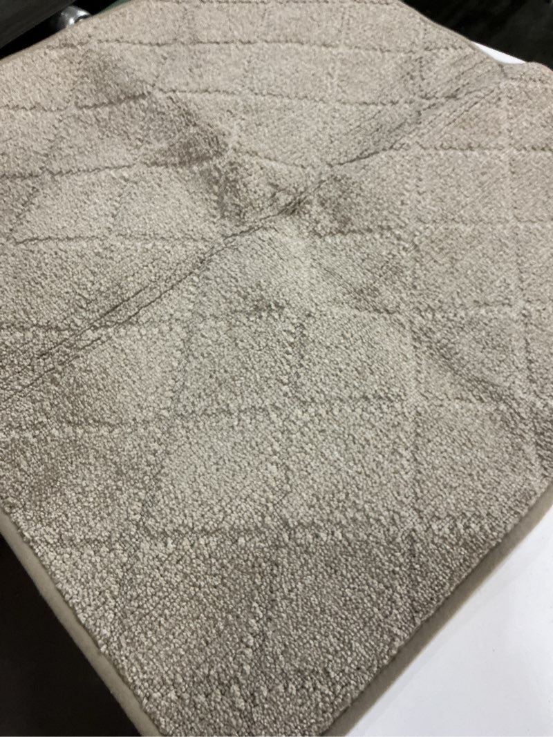 Condition photo showing Good Condition for COSY HOMEER Edging Stair Treads Non-Slip Corner Indoor Stair Runners for Wooden Steps,Landing Slip Resistant Stair Rugs Mat for Kids and Dogs,100% Polyester TPE Backing,Beige,30x30 inch Beige 30 x 30 inches (1 piece)