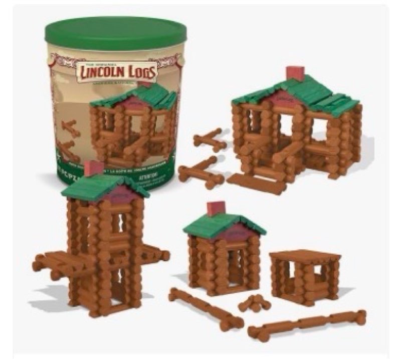 Lincoln Logs - Logs 100th Anniversary Tin